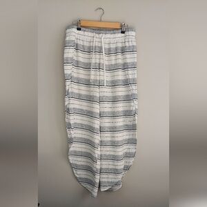 Soho New York & Co. Street Women's Striped Linen Pants